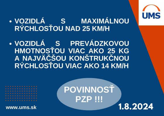 Novinky v PZP od 1.8.2024