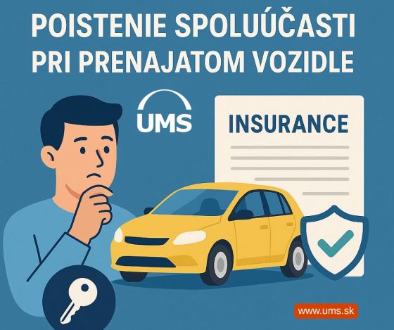 Poistenie spoluúčasti prenajatého vozidla